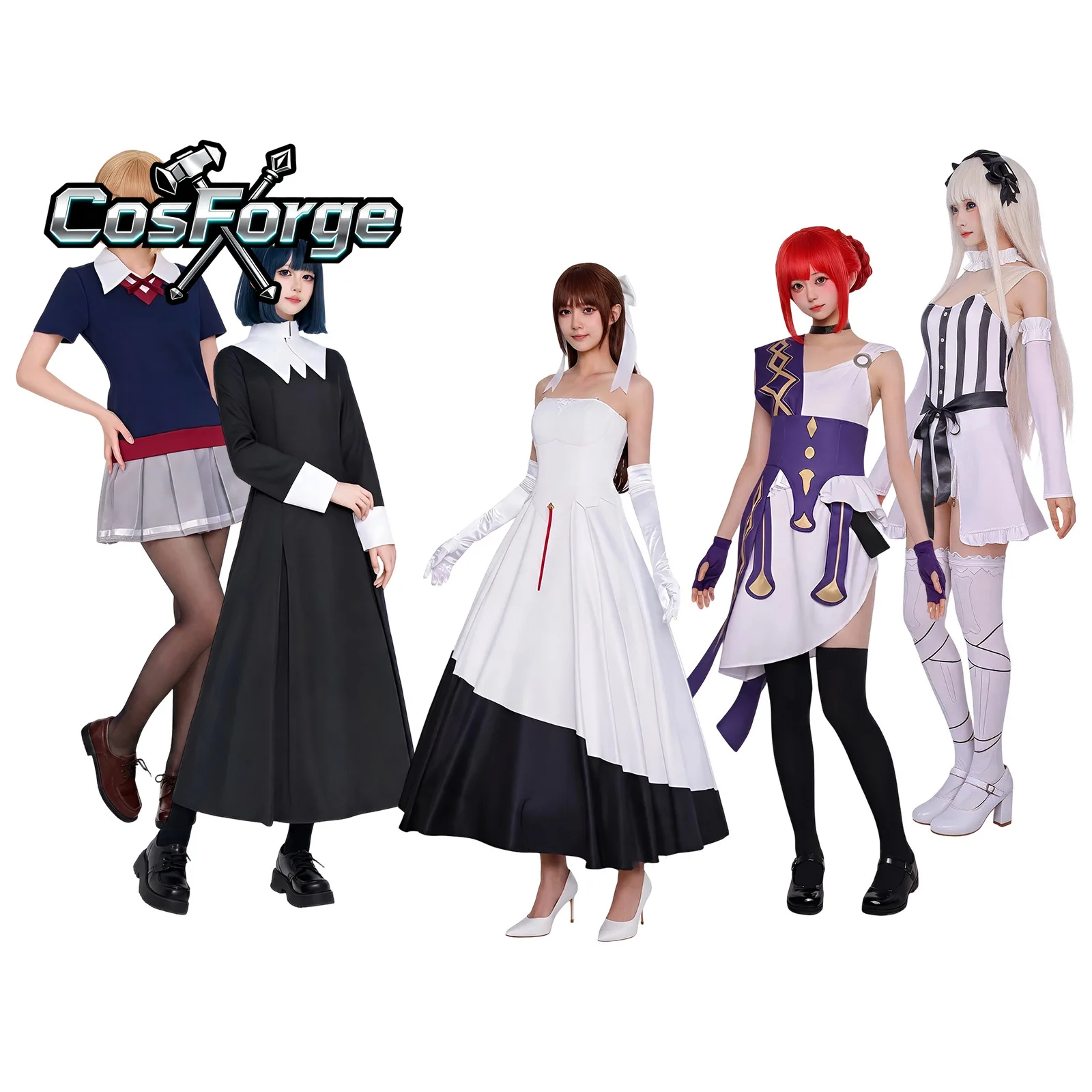 costume-de-cosplay-fate-strange-fake-hippolyte-ensemble-robe-blanche-d'anime-jeu-de-role-pour-femmes-pour-halloween-et-carnaval