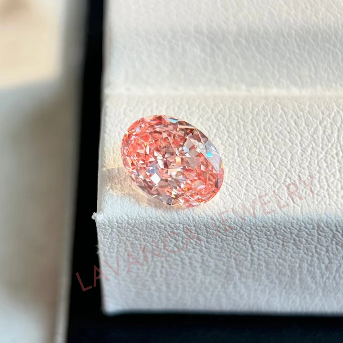 IGI Certified Pink Oval Lab Grown Diamonds 0.5ct-4.0ct Pink Lab Created Diamonds CVD/HPHT Synthetic Stones For Jewelry Made