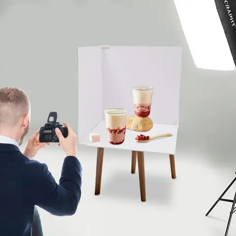 3-Pack Double-Sided PVC Photo Backdrop, 24x24" Marble & White Background Board for Product & Food Photography (5mm Thick)