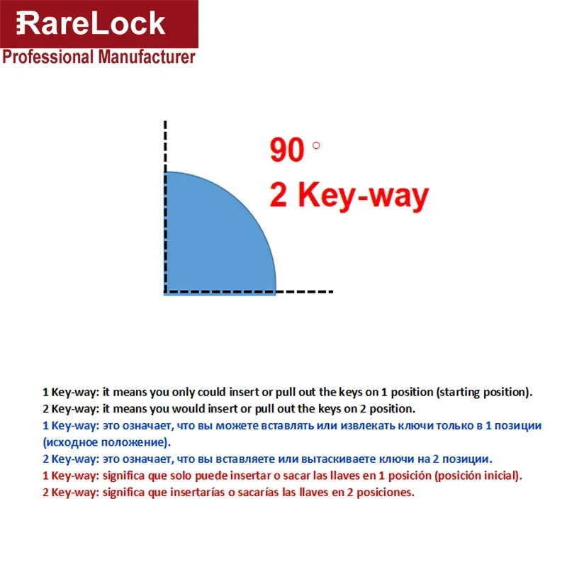 Super ยาวขนาด Cam Lock 54มม.สำหรับเครื่องมือตู้ตู้เสื้อผ้ากล่องตู้ Gym Locker ฮาร์ดแวร์ Rarelock MX05 G