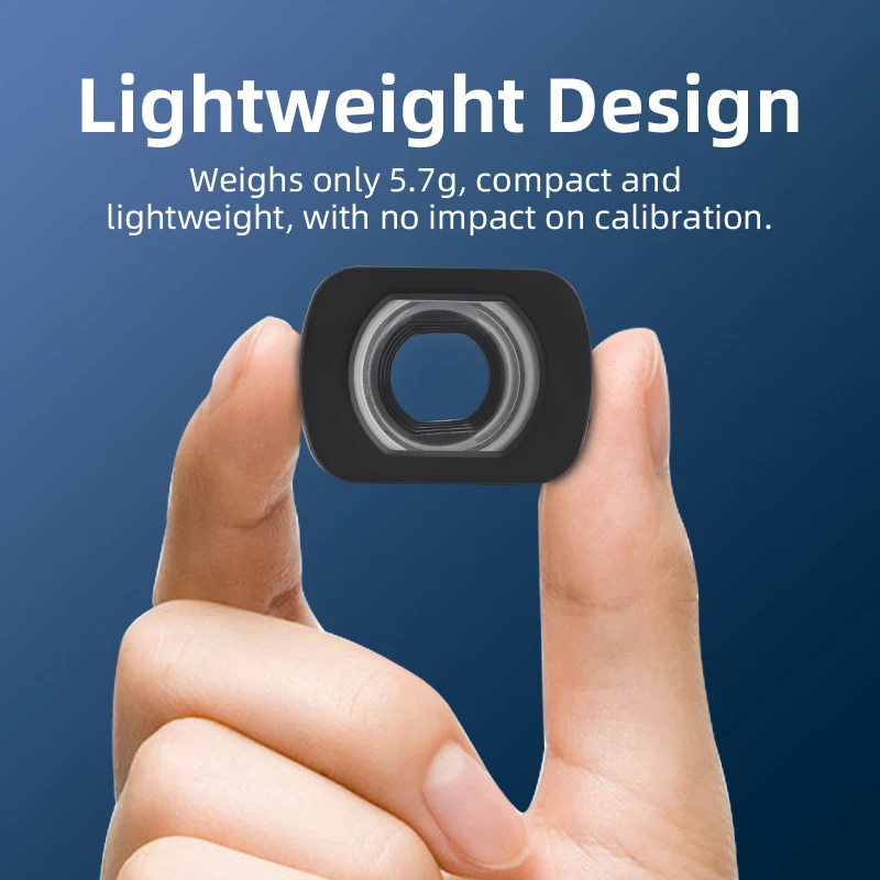 Compatible with OSMO POCKET 3 wide-angle lenses, augmentation filters, external extended angle lens accessories