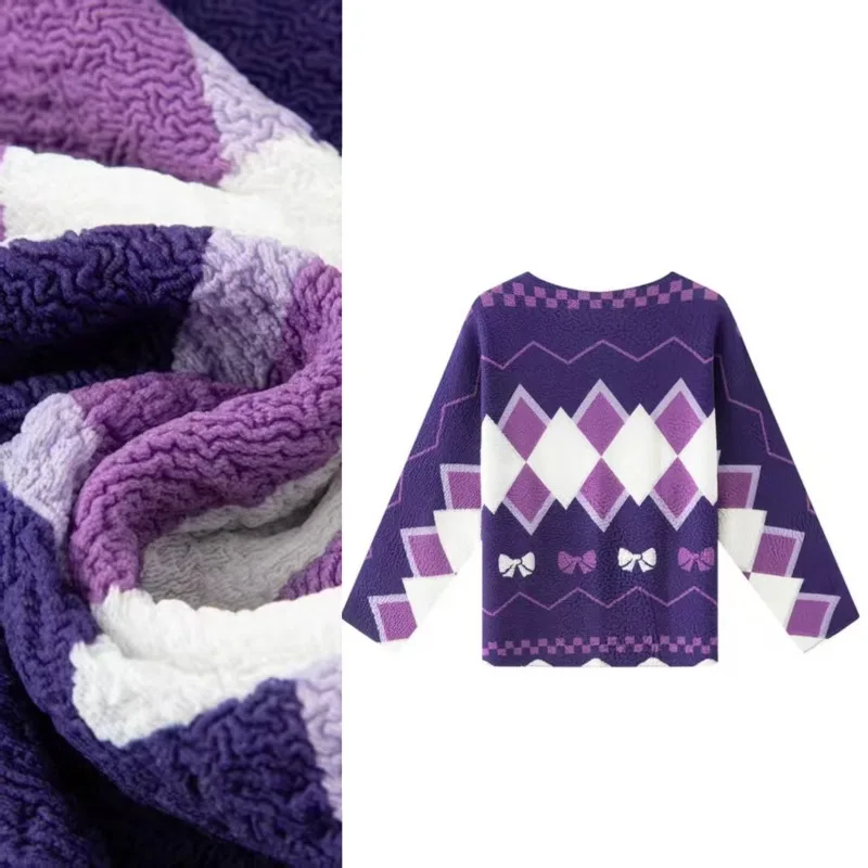 

Miyake Pleated T-shirt Plisse 2026 Senior Sense Printing Loose Pleated Blouse Round Neck Long-sleeved T-shirt Female Spring New