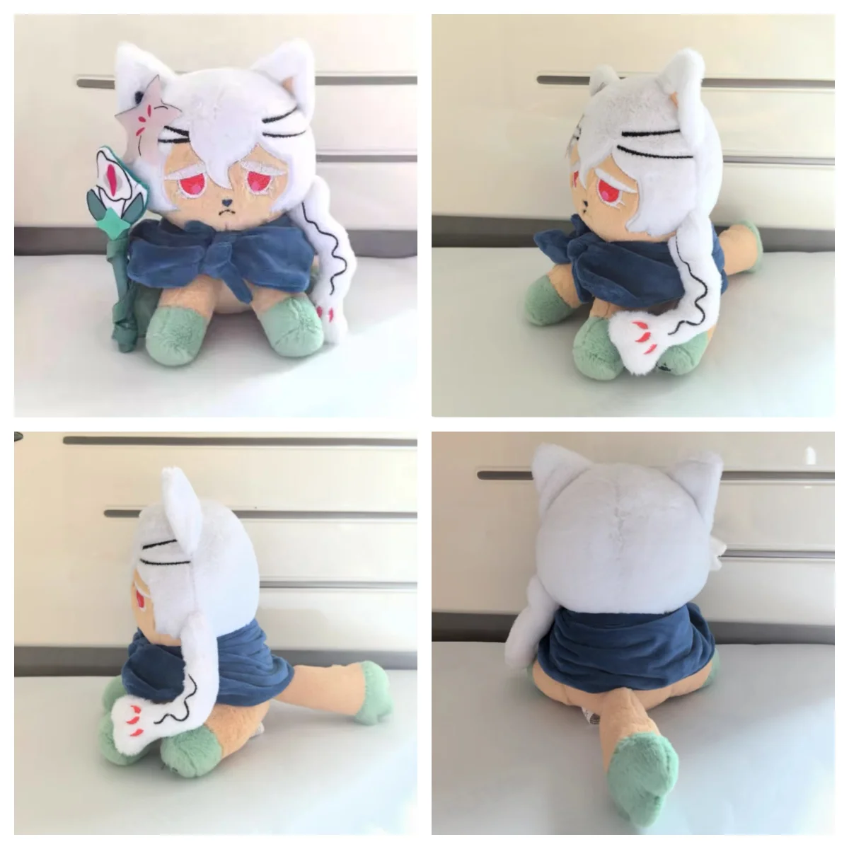 Nouveau Cookie Run: Kingdom Shadow lait Cookie chat Anime Figure jouets en peluche 25 cm ombre chat Cookie poupée jouets personnalisés enfant cadeau