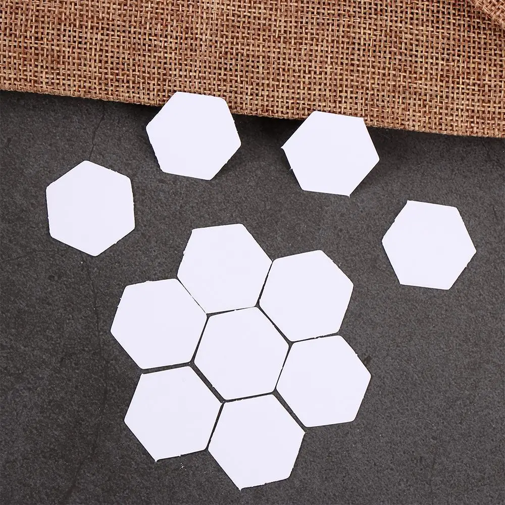 100PCS Paper Craft Craft DIY Patchwork Paper Hexagon Templates Quilting Garment Fabric