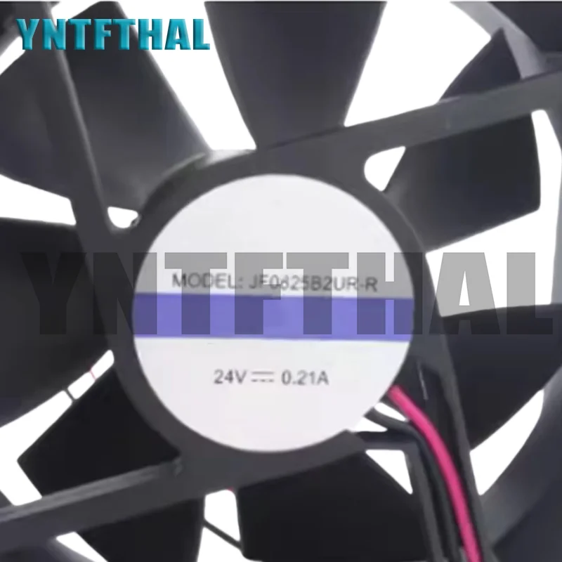 

Для JF0825B2UR-R DC 24 В 0,21 А 2-проводной 80x80x25 мм вентилятор охлаждения сервера новый