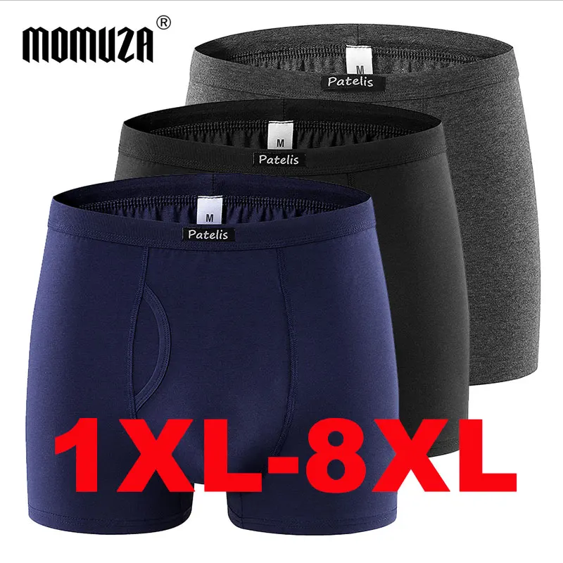 

Plus Size Boxer Shorts for Men Underwear 6xl 7xl 8xl Breathable Male Underpants 95-220kg Homme Boxershorts Soft Panties Clothes