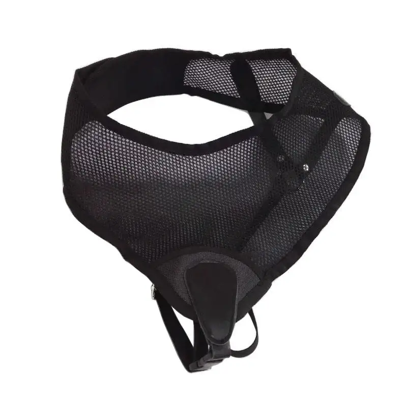 Archery Chest Guard Adjustable Nylon Mesh PU Archery Chest Protector Free Size Outdoor Hunting Shooting Chest Protection