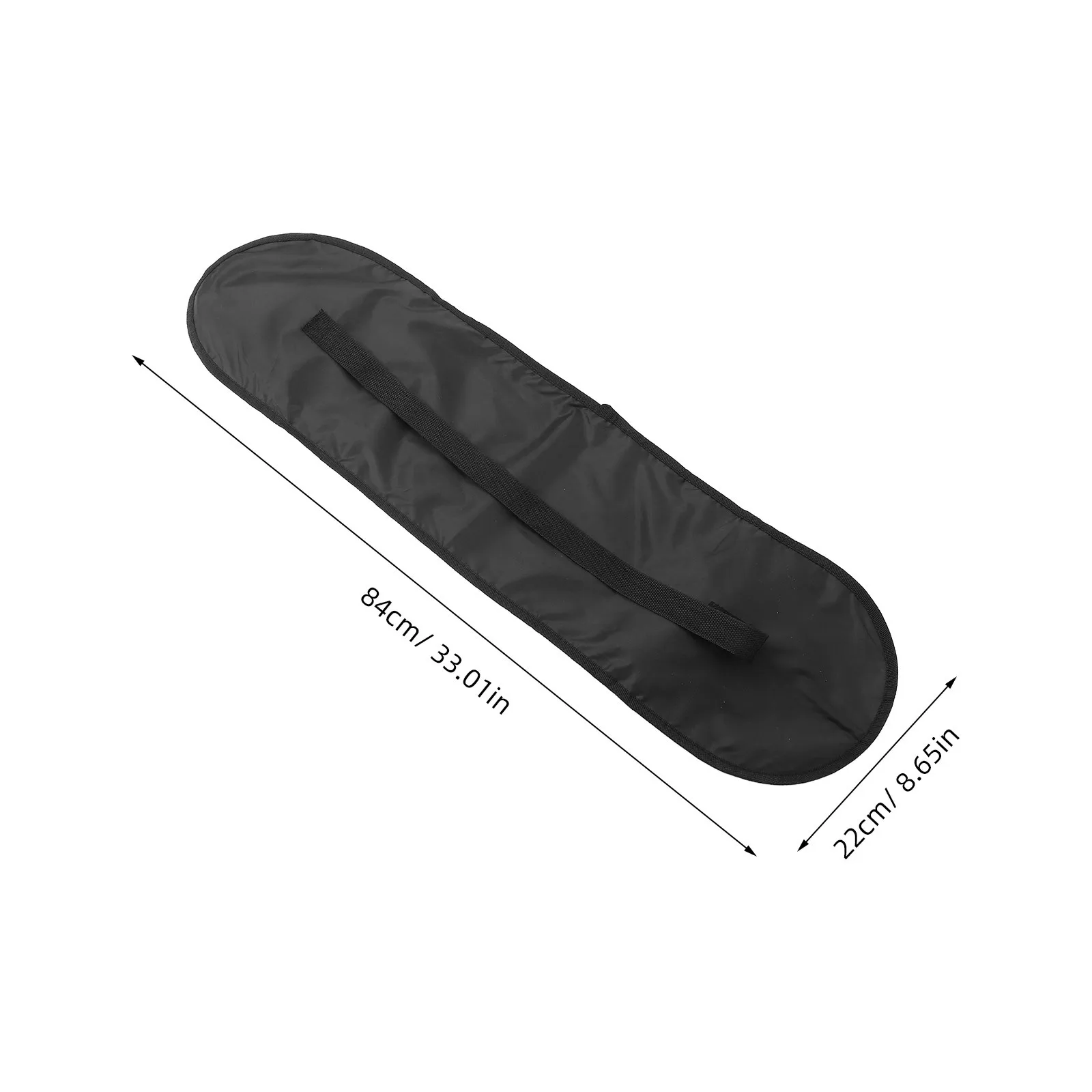 4 قطعة حقيبة لوح التزلج 80 سنتيمتر مقاوم للماء على ظهره الكتف الأشرطة اليومية الرياضة في الهواء الطلق الأسود المحمولة خفيفة الوزن حقيبة التزلج #5