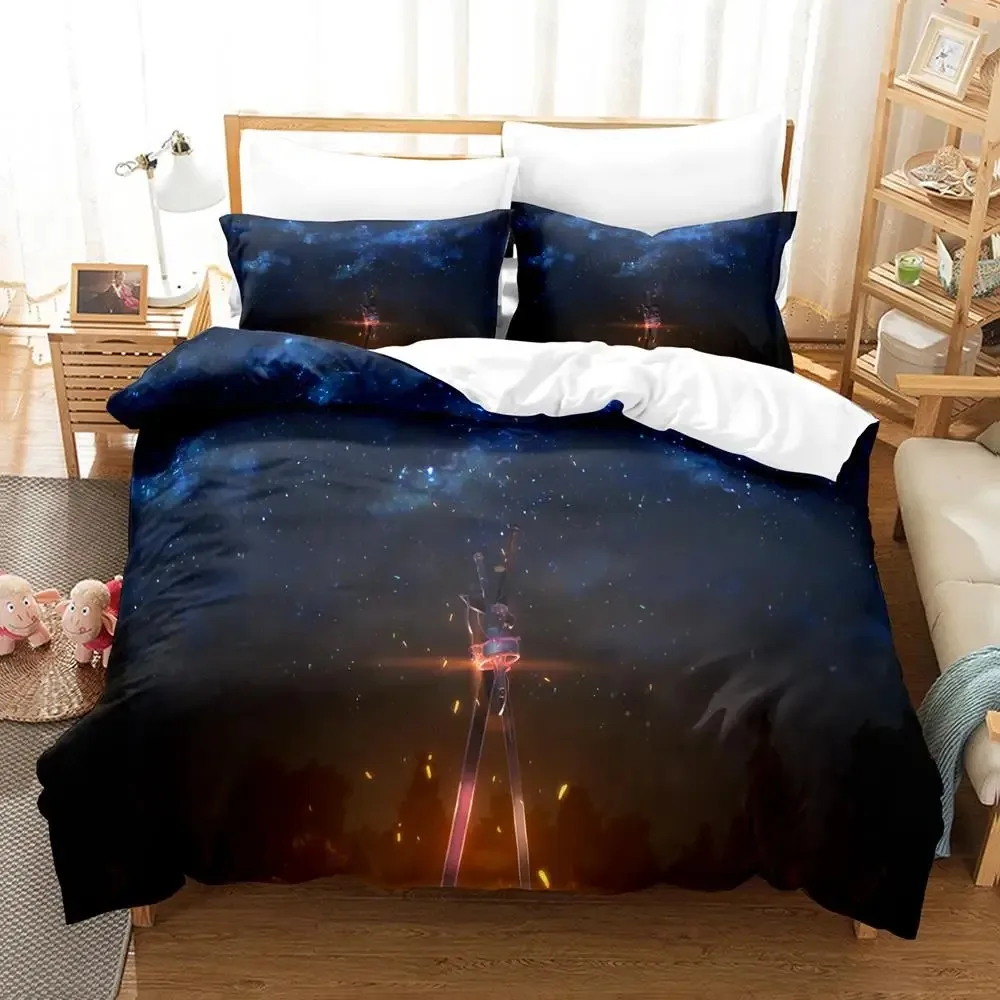 3D Sword God Domain Bedding Sets Duvet Cover Set With Pillowcase Twin Full Queen King Bedclothes Bed Linen