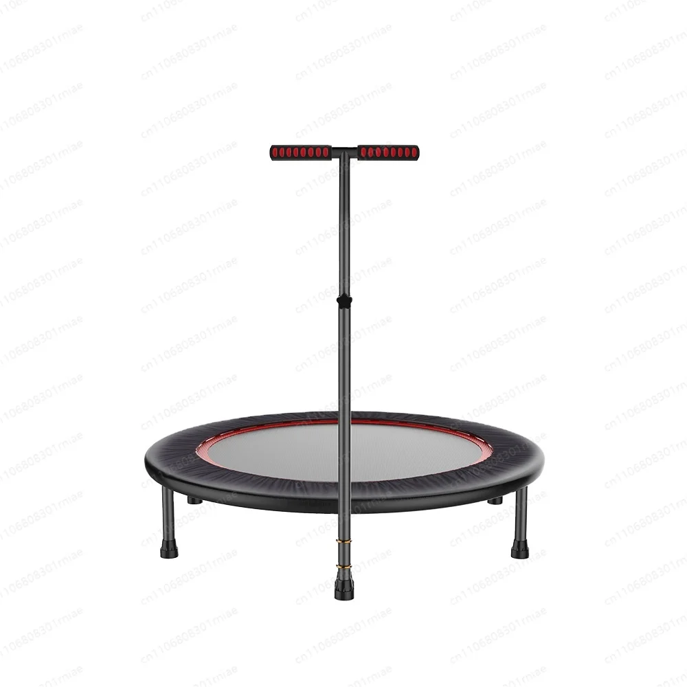 Alloy Steel Indoor Trampoline with PVC Jump Mat for Home Gym Fitness - 8/10/12 Ft Size, No Protective Mesh