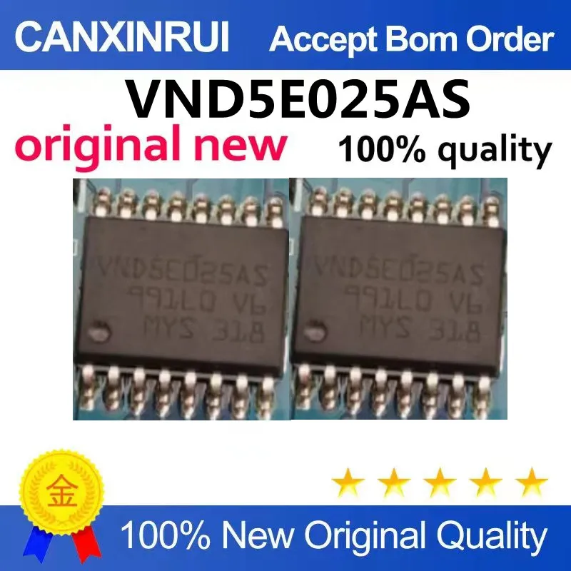 (5-100piezas)VND5E025AS Automotive computer board turn signal driving IC chip module