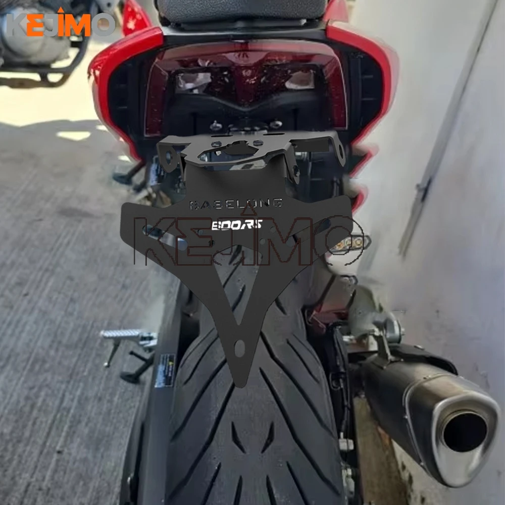 600 RS/RC FOR QJMOTOR 600RS 600RC 600rc 2022 2023 2024 Motorcycle License Plate Holder Fender Eliminator Short Tail Accessories
