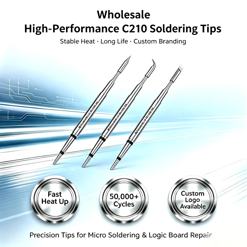 C210 Wear Resistant High Heat Conduction Soldering Tips Compatible With JBC T210 Sugon T26 T3602 Soldering Station Cell Phone