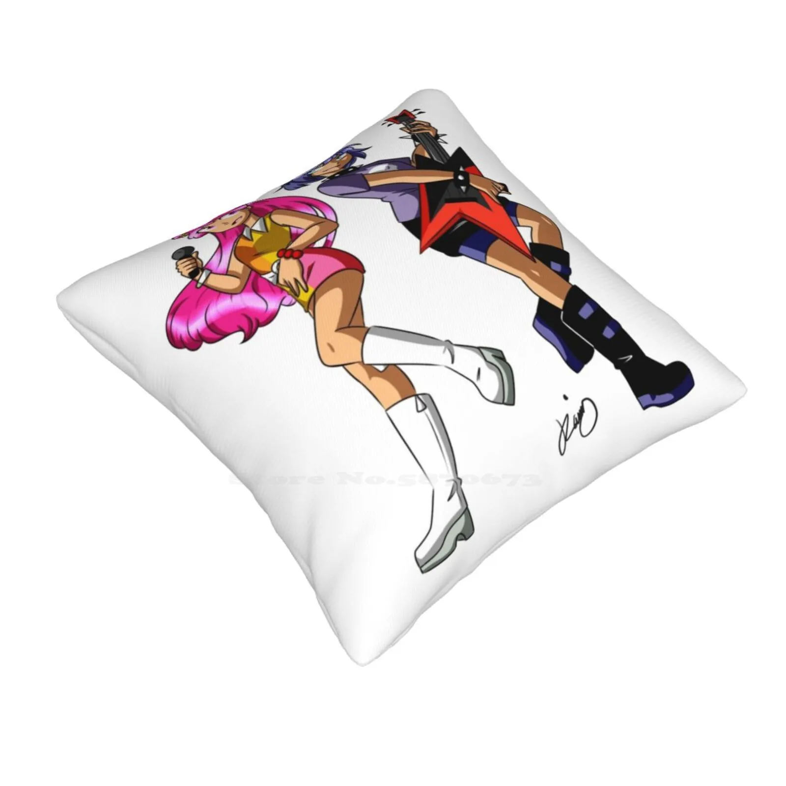 Puffy Ami Yumi Pillow Cover Hug Pillowcase Hi Hi Puffy Ami Yumi Old Cartoons