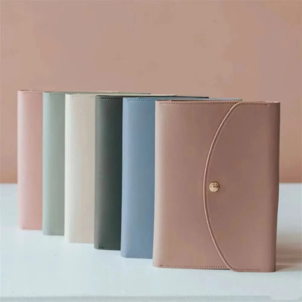 Simple Taking Notes A5 Notebook Thickening Loose-leaf Diary Notebook Durable PU Leather Memo Notepad Weekly Monthly Planner
