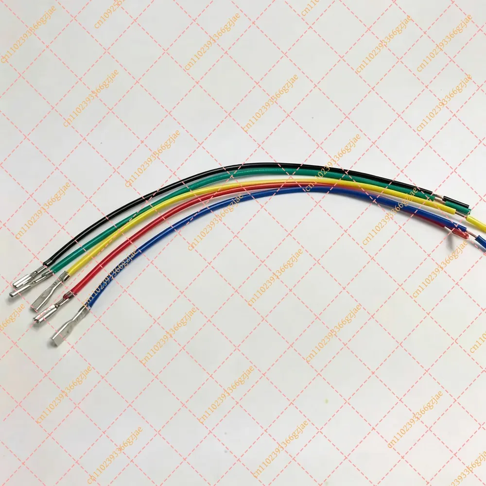 100pcs 18cm Plug Spring 2.8mm Terminal Wires Connector for LED Signal Lamp Pilot Indicator Push Button Switch, Replacement Part