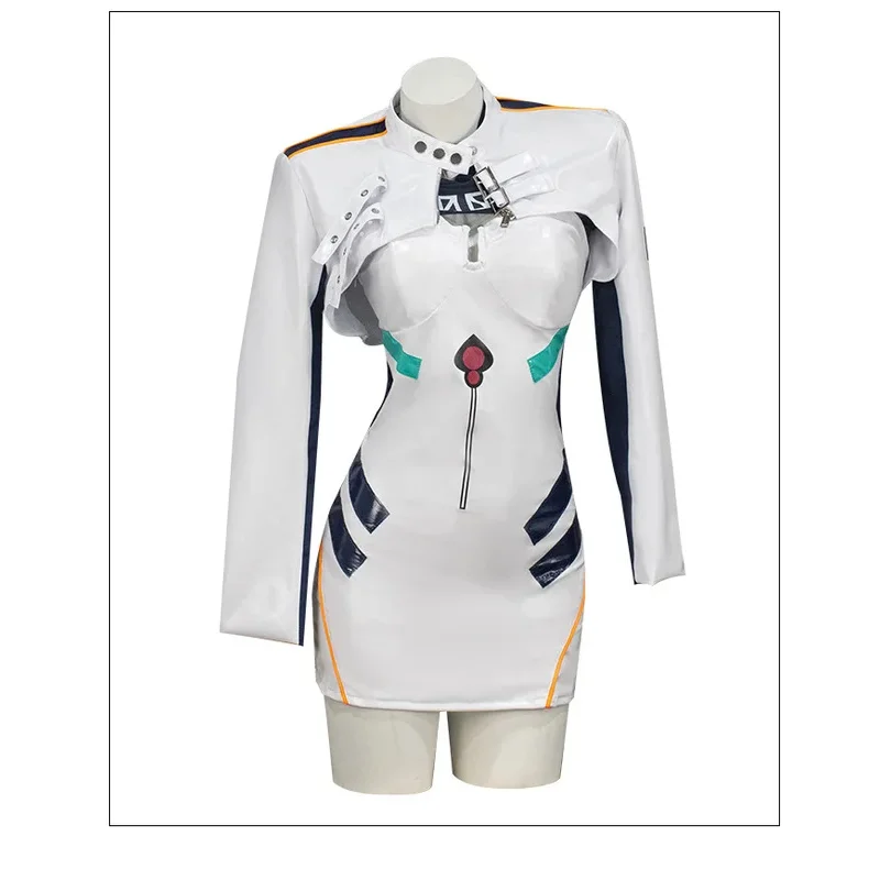 3 pçs anime asuka hakurei terno doujin jaqueta de couro halloween motocicleta traje cosplay sk;m1