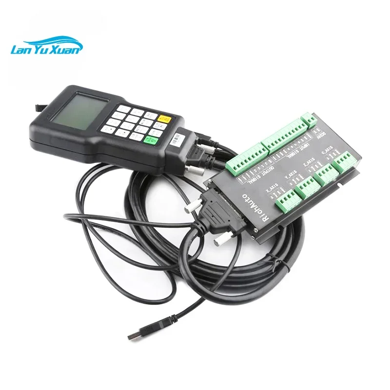 Advanced 4 Axis CNC Motion Controller Kit: CNC Driver Card+Connect Cables+ A18 A11E Controller