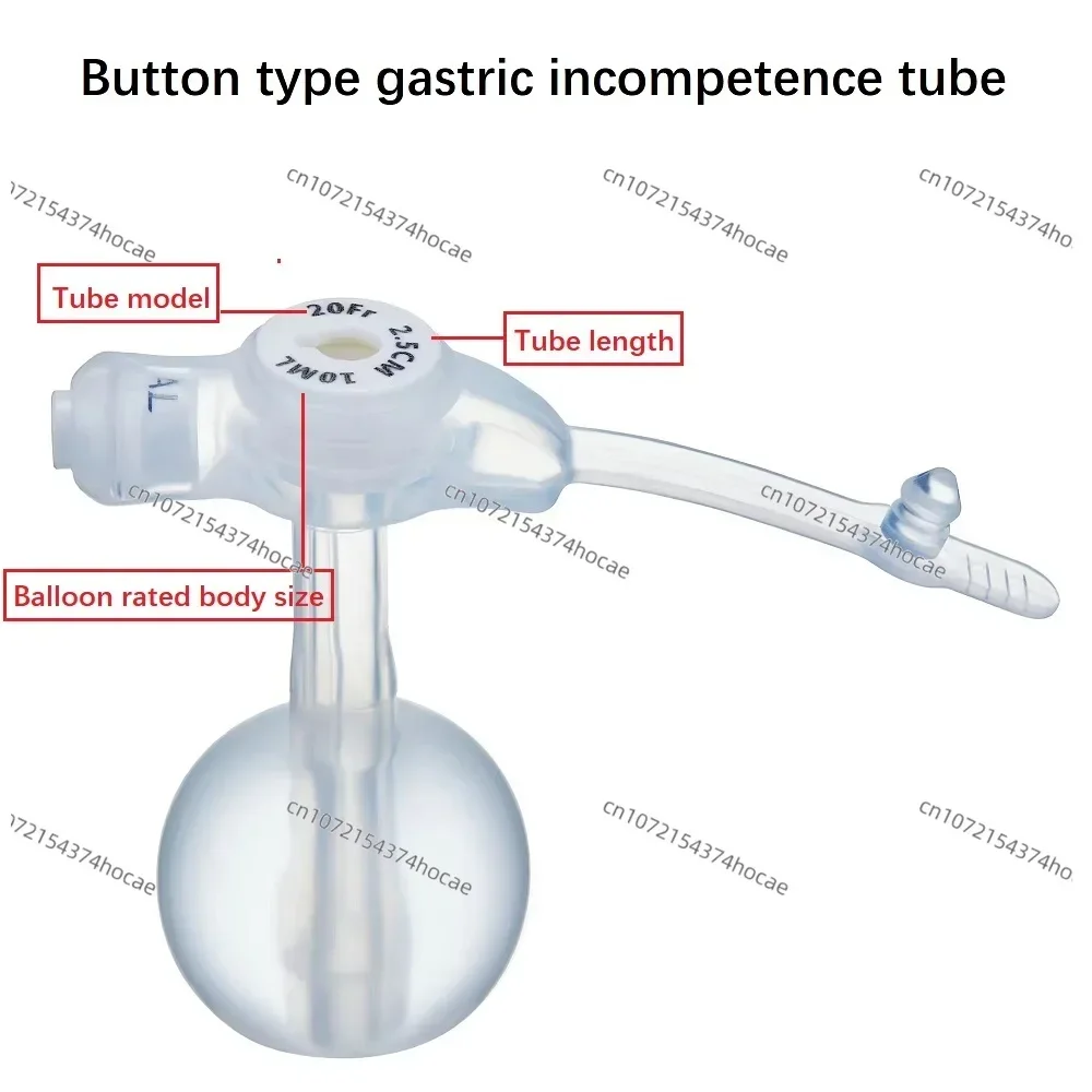 Medical fr6-fr24 stomach feeding tube mini button MIC-KEY gastrostomy kit pvc stomach tube