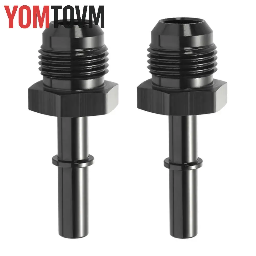 

8AN Male to 3/8" 5/16" Male EFI Fitting Adapter SAE Quick Disconnect Push On Fuel Line Connector for LS Swap Fuel Rail Aluminum