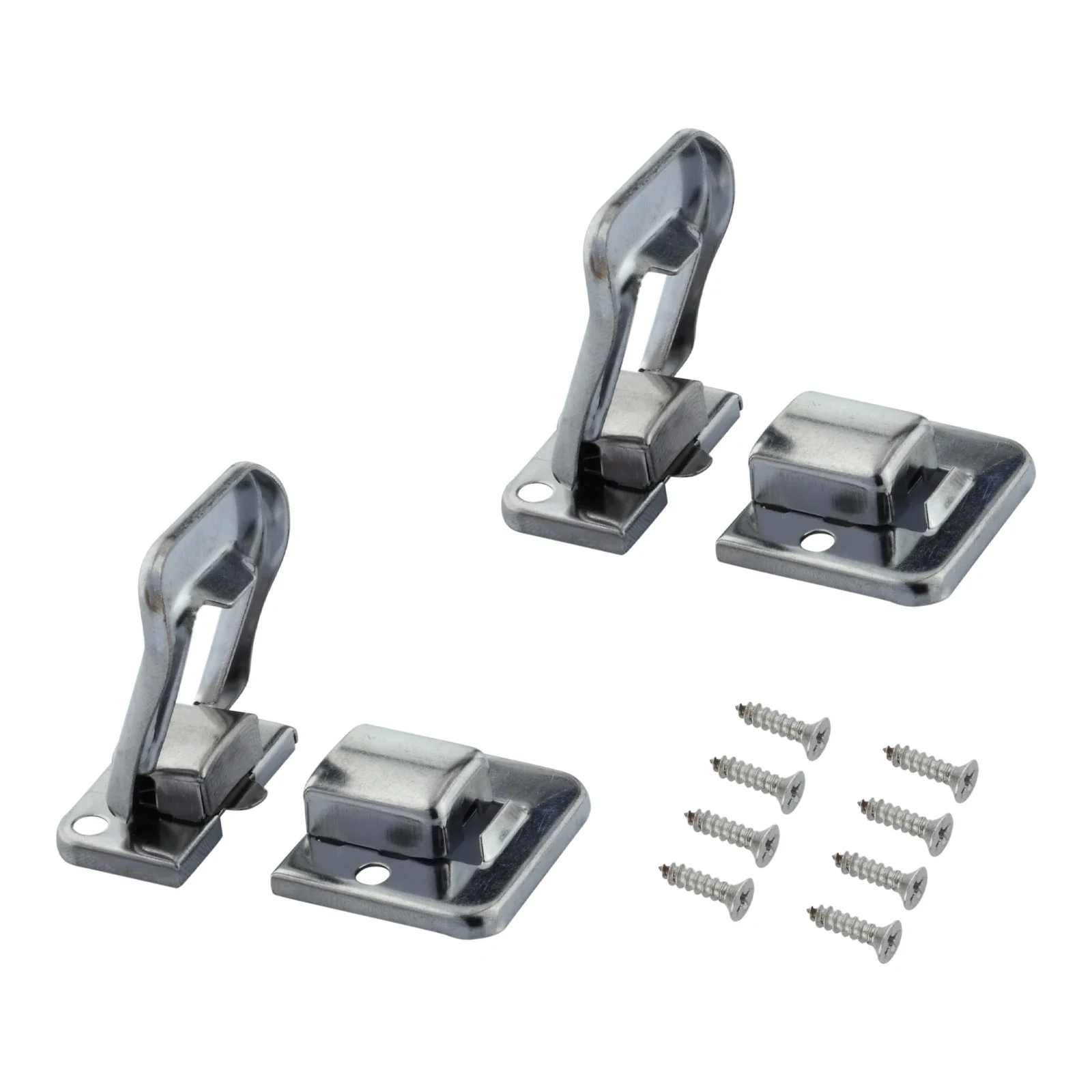 10pcs Box Latch Clasps w/screws 27*40mm Toggle Flat Buckle Alloy Square Lock Hook Vintage Decor Jewelry Chest Toolbox Wine Case
