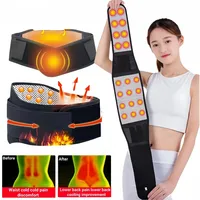 Adjustable Waist Tourmaline Self Heating Magnetic Therapy Back Waist Support Belt Lumbar Brace Massage Band Health Care 2027
