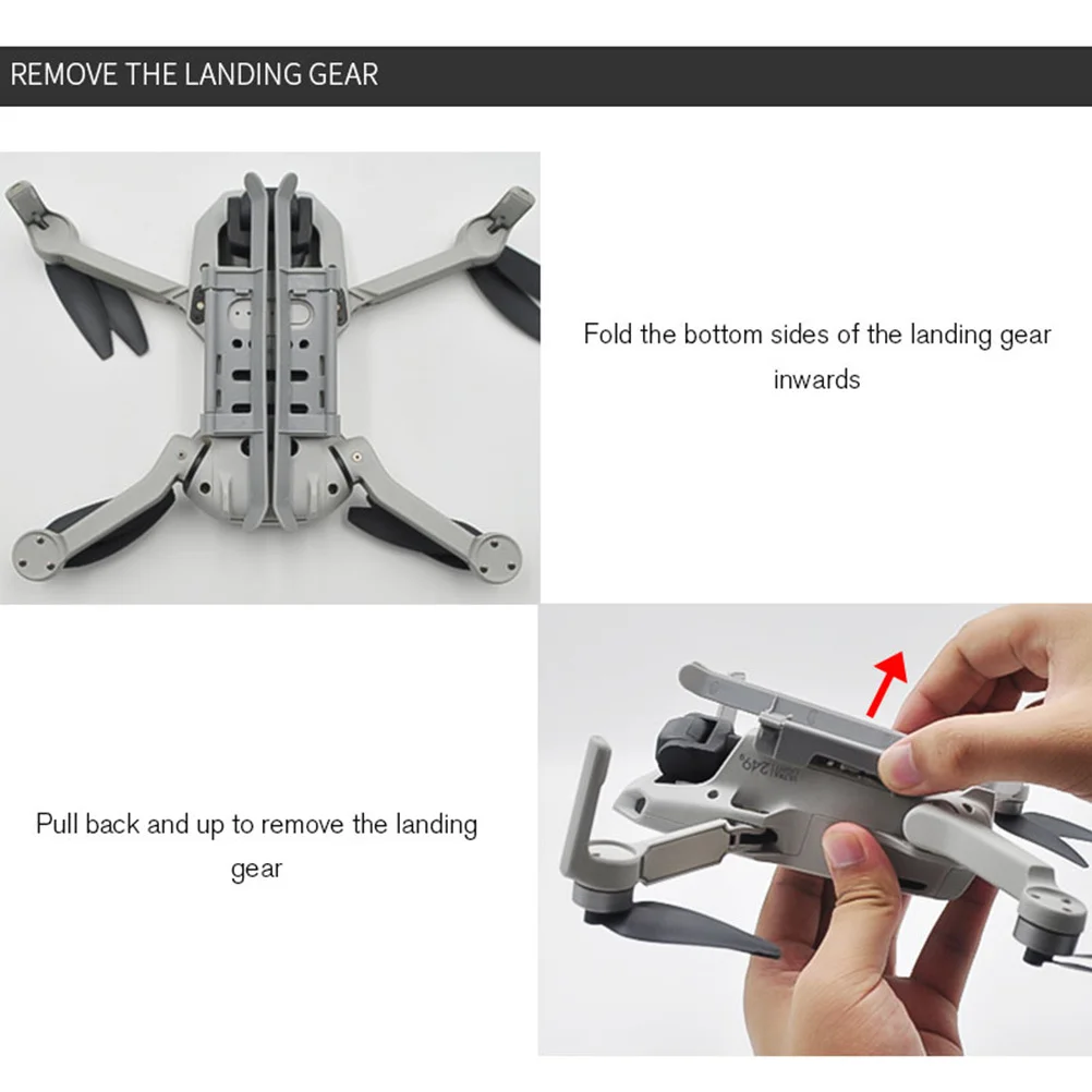 Train d'atterrissage d'extension rehaussant pour Mini 2, accessoires de Drone légers et pliables, Kit de Protection d'atterrissage