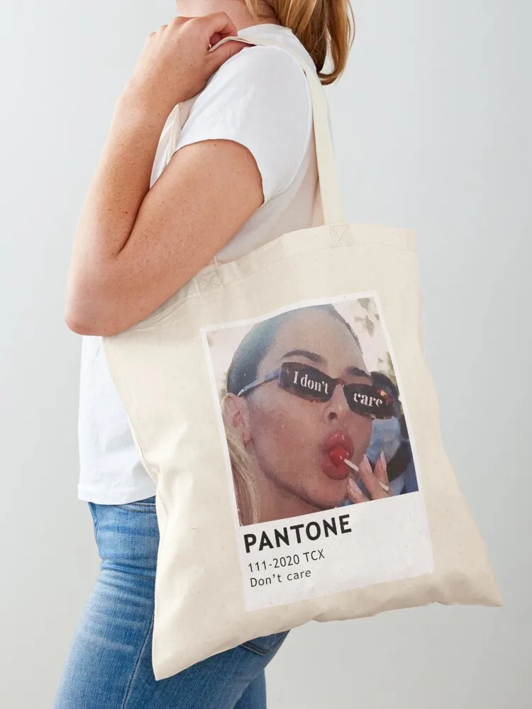 

Pantone Kendall Don't Care Tote Bag sacs de shopping Large bags for women cloth bag woman shopping trolley bag