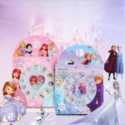 Disney girls Frozen Elsa Princess Children's Stickers Girls Cartoon Nail Stickers Girls Nail Art Toys