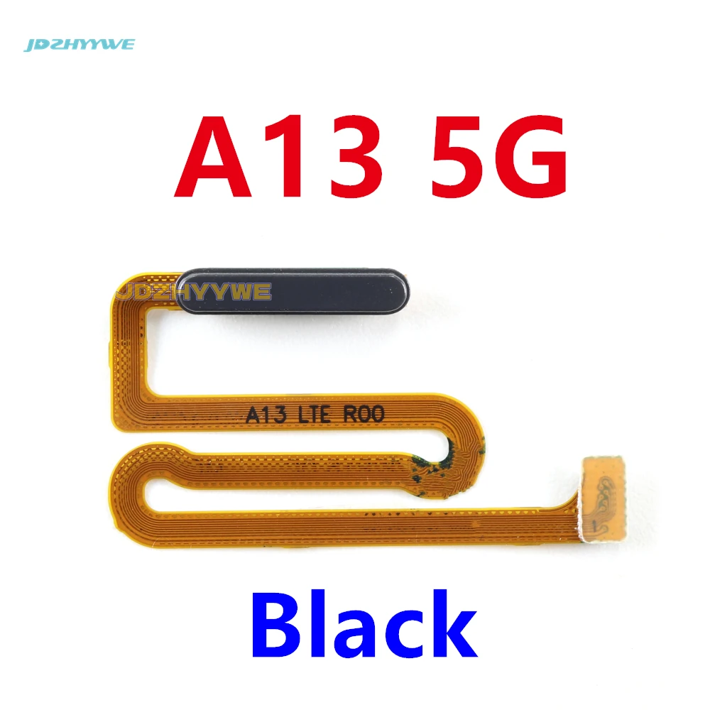 Botón de inicio para Samsung Galaxy A13, Sensor de huellas dactilares, Cable flexible de alimentación de retorno, 4G, 5G, A135F, A136B, 1 unidad