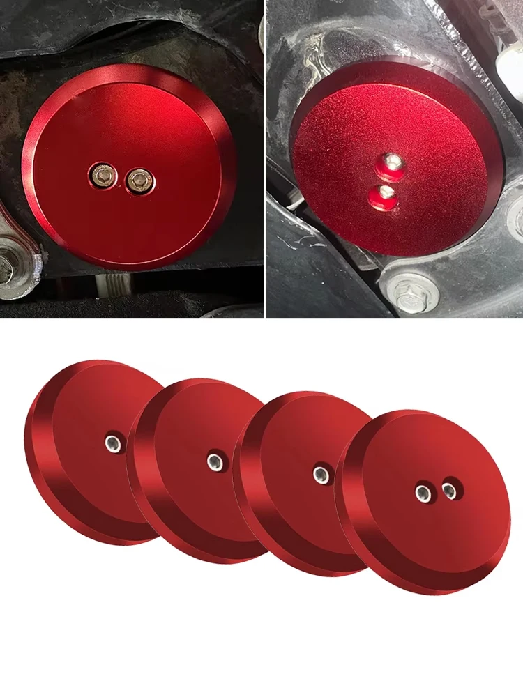 

Aluminum Jack Pad Lifting Puck for Porsche 944 964 993 996 997 911 Red Floor Jack Pad Adapter for 1997-2023 Corvette C5 C6 C7 C8