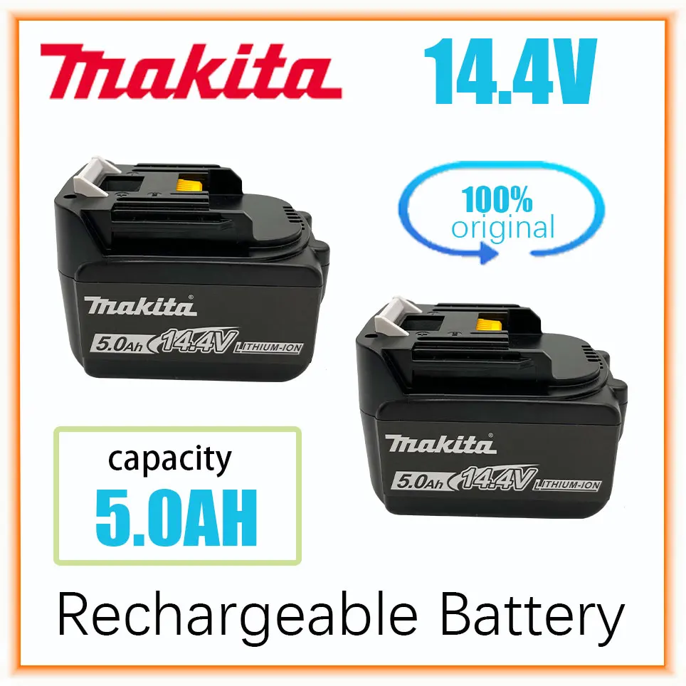 

Аккумулятор Makita с индикатором яркости для BL1430, BL1415, BL1440, 196875-4, 194558-0, 195444-8, 14,4 Ач, в