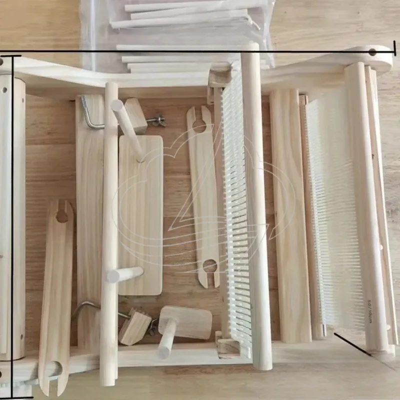 DIY Solid Wood Loom Multifunctional Weaving Loom Handmade Wool Tapestry Knitting Tool
