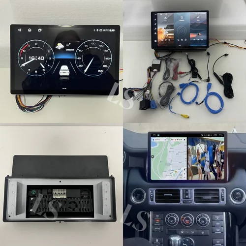 13,3 Zoll Android 14 Autoradio AC Panel für Range Rover Vogue L322 V8 2002-2012 Multimedia Player Touchscreen GPS 4G Carplay