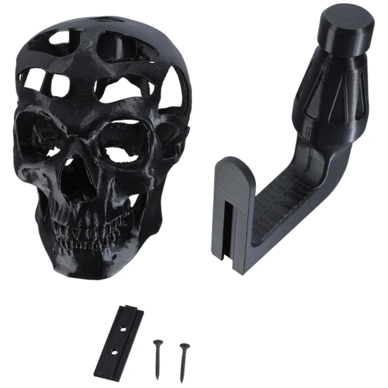 Helmets Display Rack 3D Skull Shape Helmets Stand Halloween Decoration Display Rack Motorbike Helmets Holder Stand