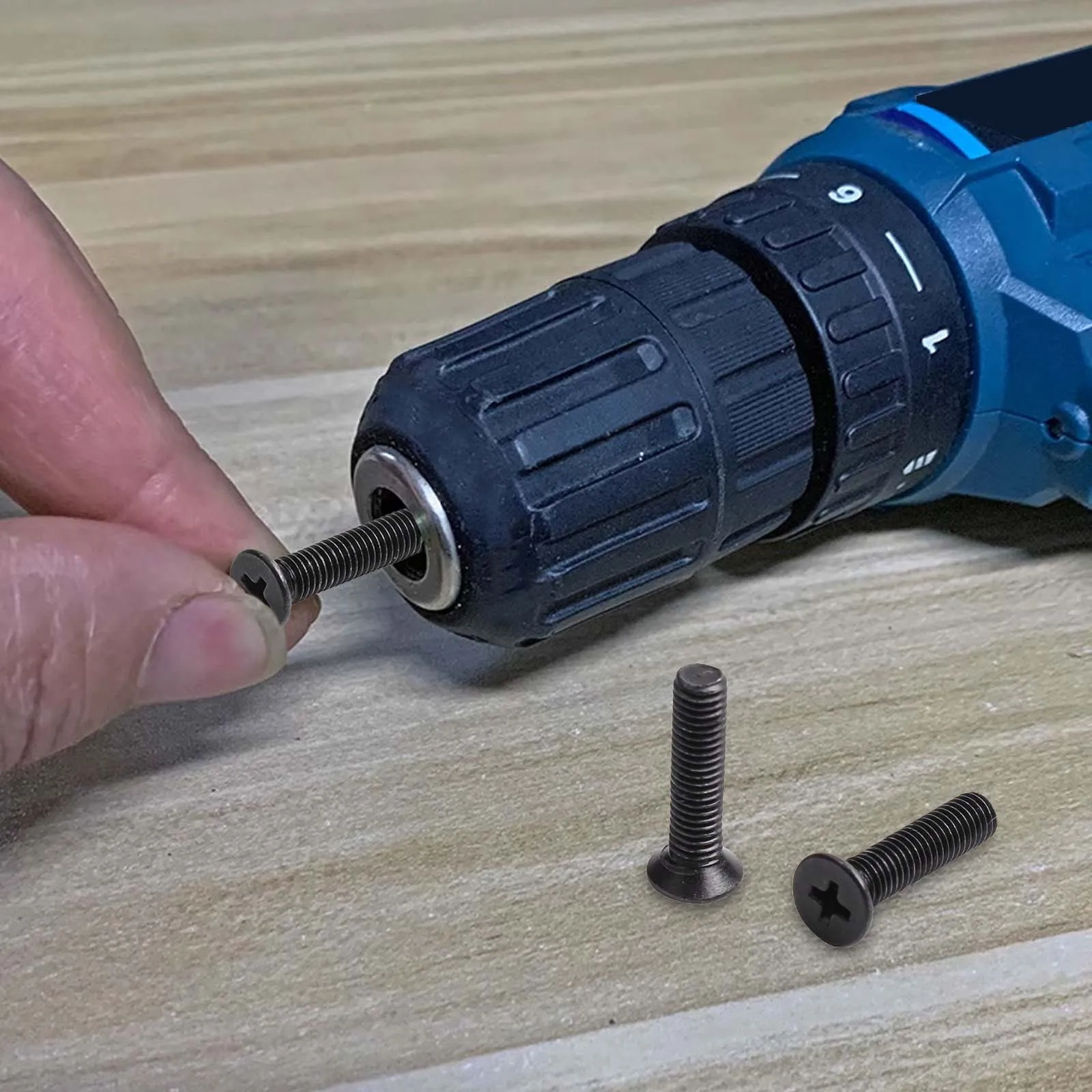 Reliable 20Pcs Fixing Screws with M5M6 Left Hand Thread for Drill Chuck Adapter Perfect for Home and Factory Use