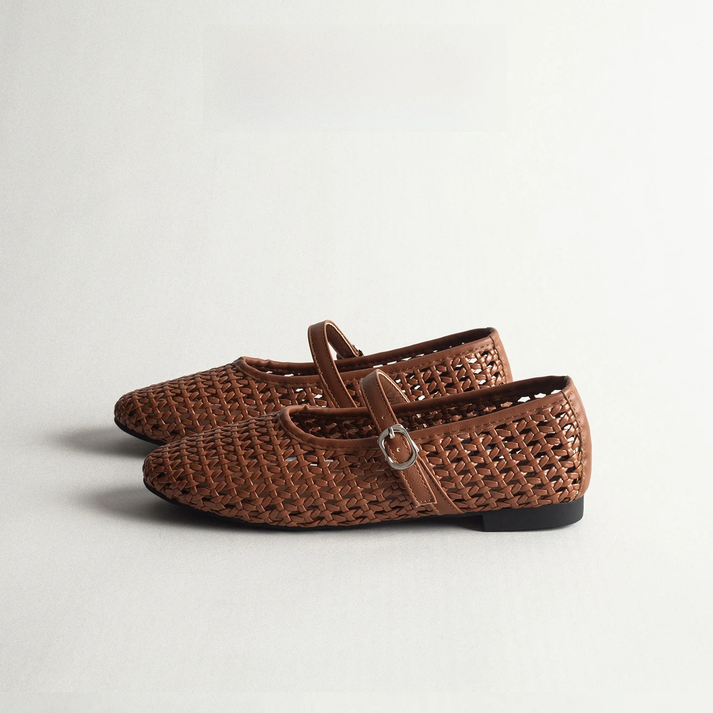 retro-hollow-woven-flat-mouth-mary-jane-shoes-women's-casual-fashionable-slip-on-fishing-net-shoes-breathable-round-toe-flats