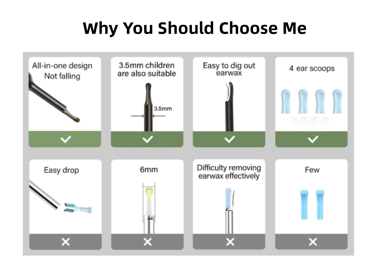 Bebird Xlife Ear Cleaner Wax Remover Tool Smart Visual Sticks Otoscope 1080P HD Earpick Endoscope Earring Personal Health Care