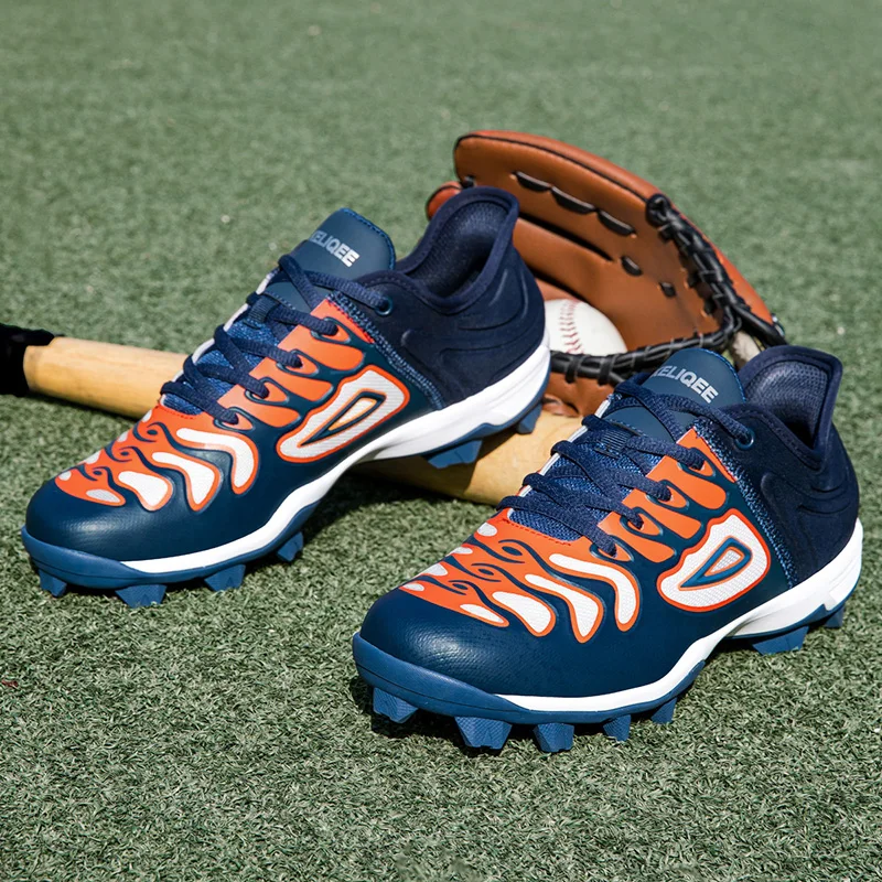 

Модные бейсбольные кроссовки для мужчин, легкие и удобные, с резиновой подошвой, для тренировок по бейсболу.