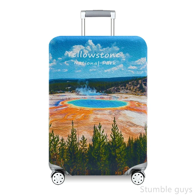 

Прочный эластичный защитный чехол для чемодана, защита от пыли, надежный, подходит для всех видов путешествий, 18-32 дюйма