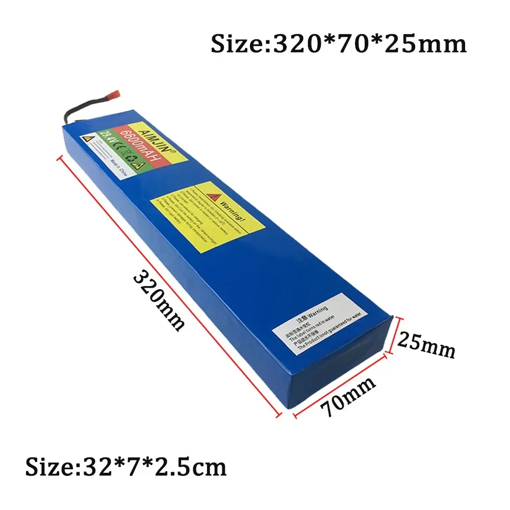 29.4V 6.6Ah 7S2P 18650 Li-ion Rechargeable Battery Pack For 29.4V Electric Scooter+Charger