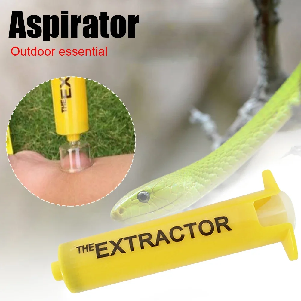 Insect Bite Vacuum Extractor Wild Venomous Bee Insect Sting Sucker Tool Tourniquet Camping Hiking First Aid Safety Tool