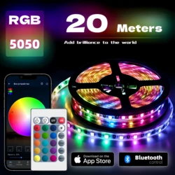 Led Strip Licht Rgb 1-20M 5050 12/Led Usb Bluetooh Flexibele Lamp Tape Met Afstandsbediening Voor Tv Backlight Home Party Decoratie