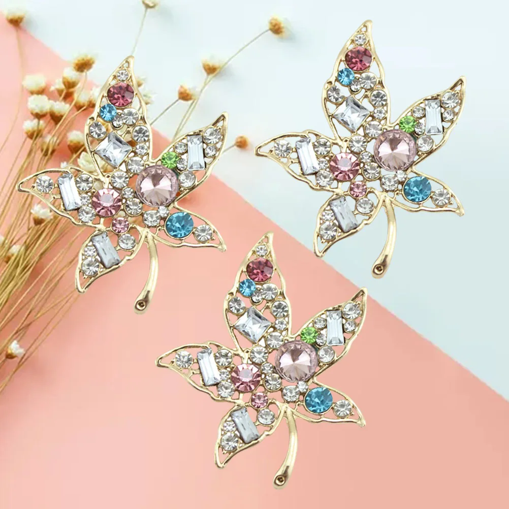 3 قطعة قذيفة الهاتف الحرفية حجر الراين مطعمة مابل ليف حساسة خفيفة الوزن ملحقات الهاتف المحمول هدية جذابة