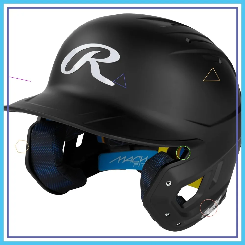 

Multi-Directional Flex Baseball Batting Helmet, Fits 6 3/8" - 7 5/8", Multiple Colors