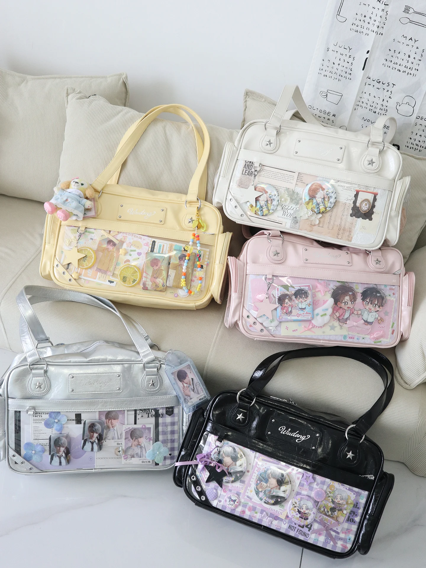 

Original daily versatile messenger bags transparent bags for women purses and handbags