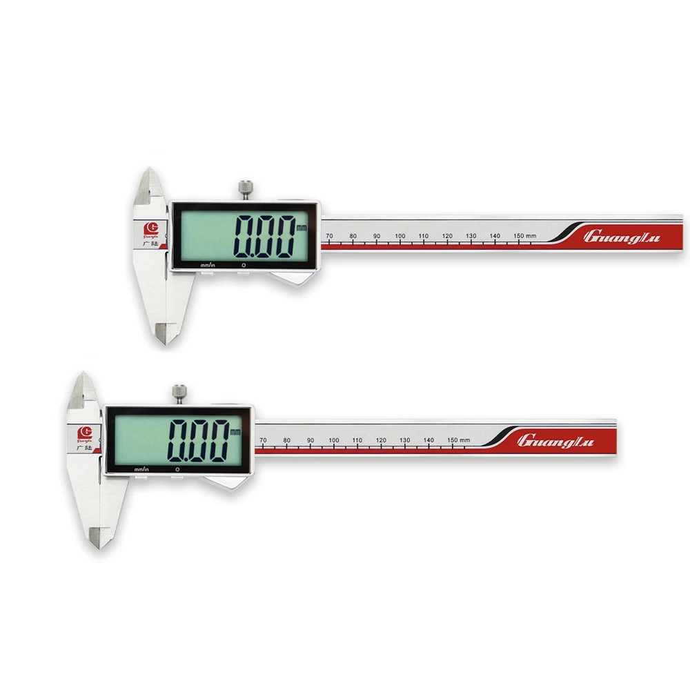 Guanglu Full‑Screen Digital Caliper Stainless Steel 0‑150mm 0‑200mm 0‑300mm Electronic Vernier Caliper Measuring Tool