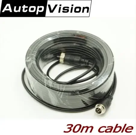 30M Audio Video Power Camera Cable BNC RCA 4-PIN aviation CCTV Cable CCTV Camera Cable