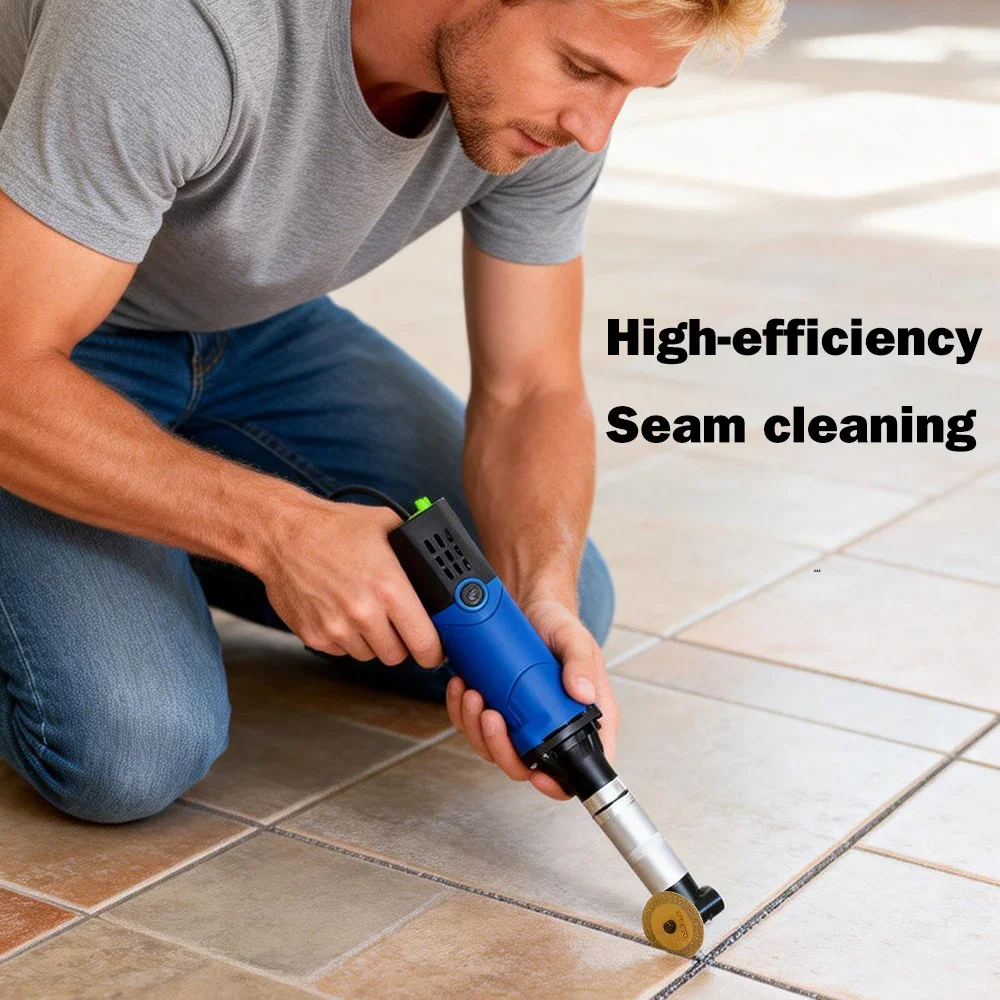 Electric Angle Grinder Ceramic Tile Beauty Sewing Tool 6 Variable Speeds Electric Elbow Grinding Machine Grinder Sander Polisher