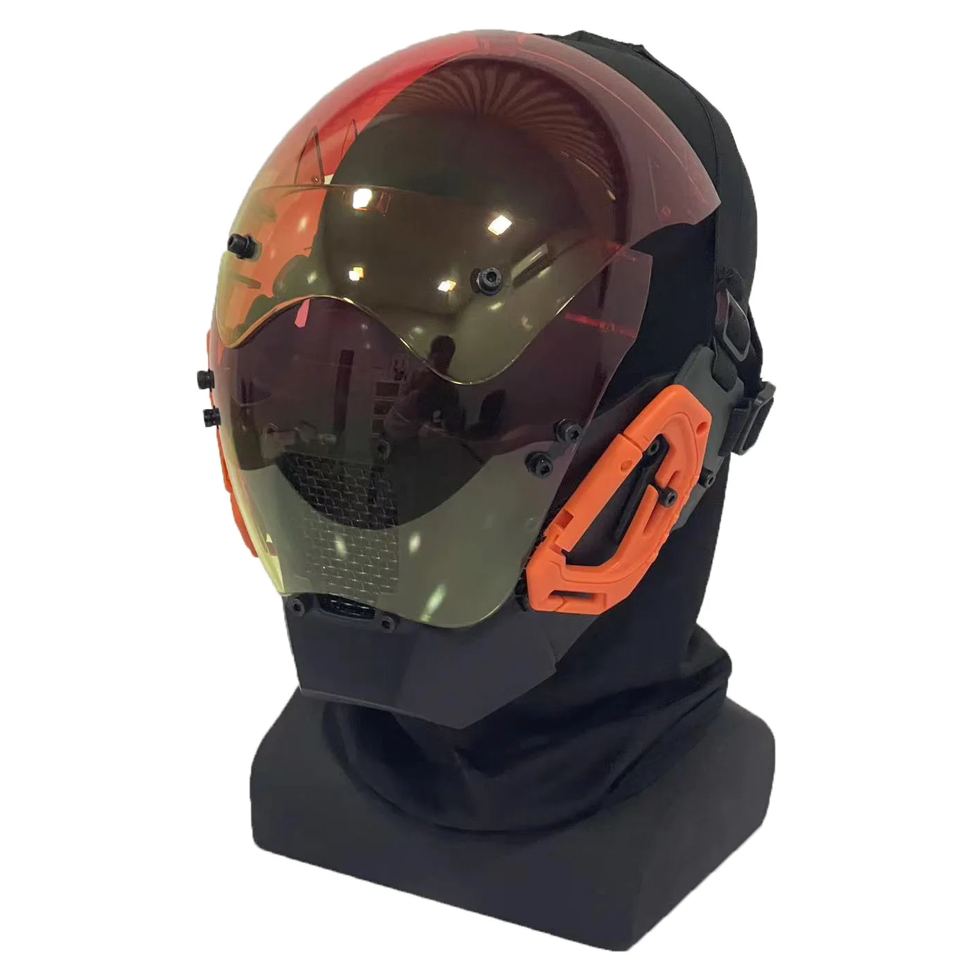 JAUPTO Cyberpunk Mask Playing Cosplay Robocop of the Future Futuristic Cool Standard Model Science Fiction for Halloween Party